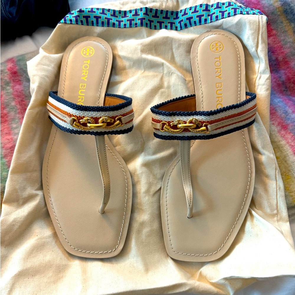 New, never worn, w/o tags Tory Burch Sandals, size 10